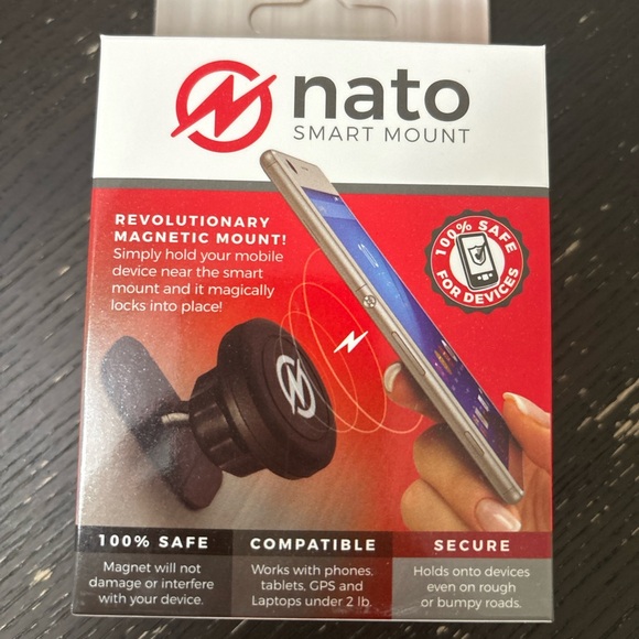 Universal Magnetic Phone & Tablet Holder – For Car, Home, or Office - Picture 1 of 3